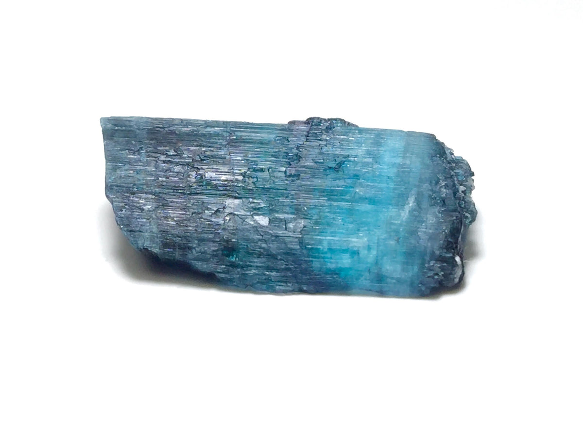 Ink Blue Bi Color Terminated Tourmaline Crystal