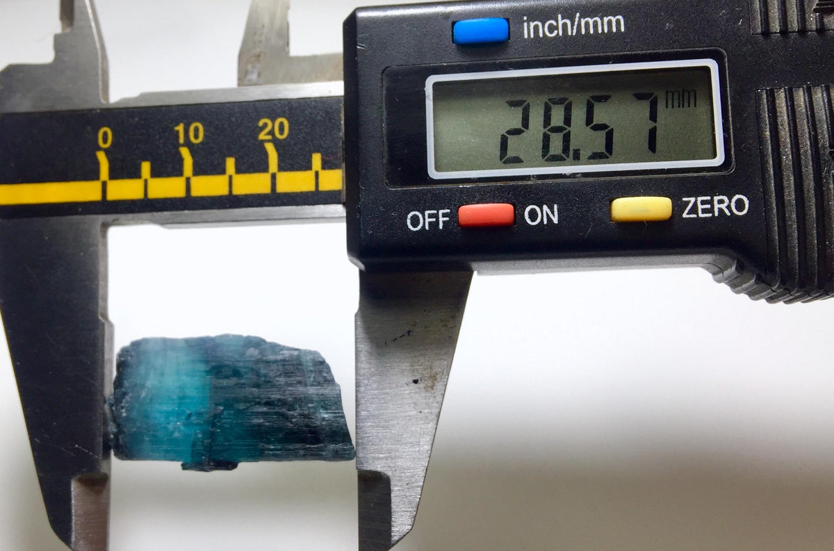 Ink Blue Bi Color Terminated Tourmaline Crystal