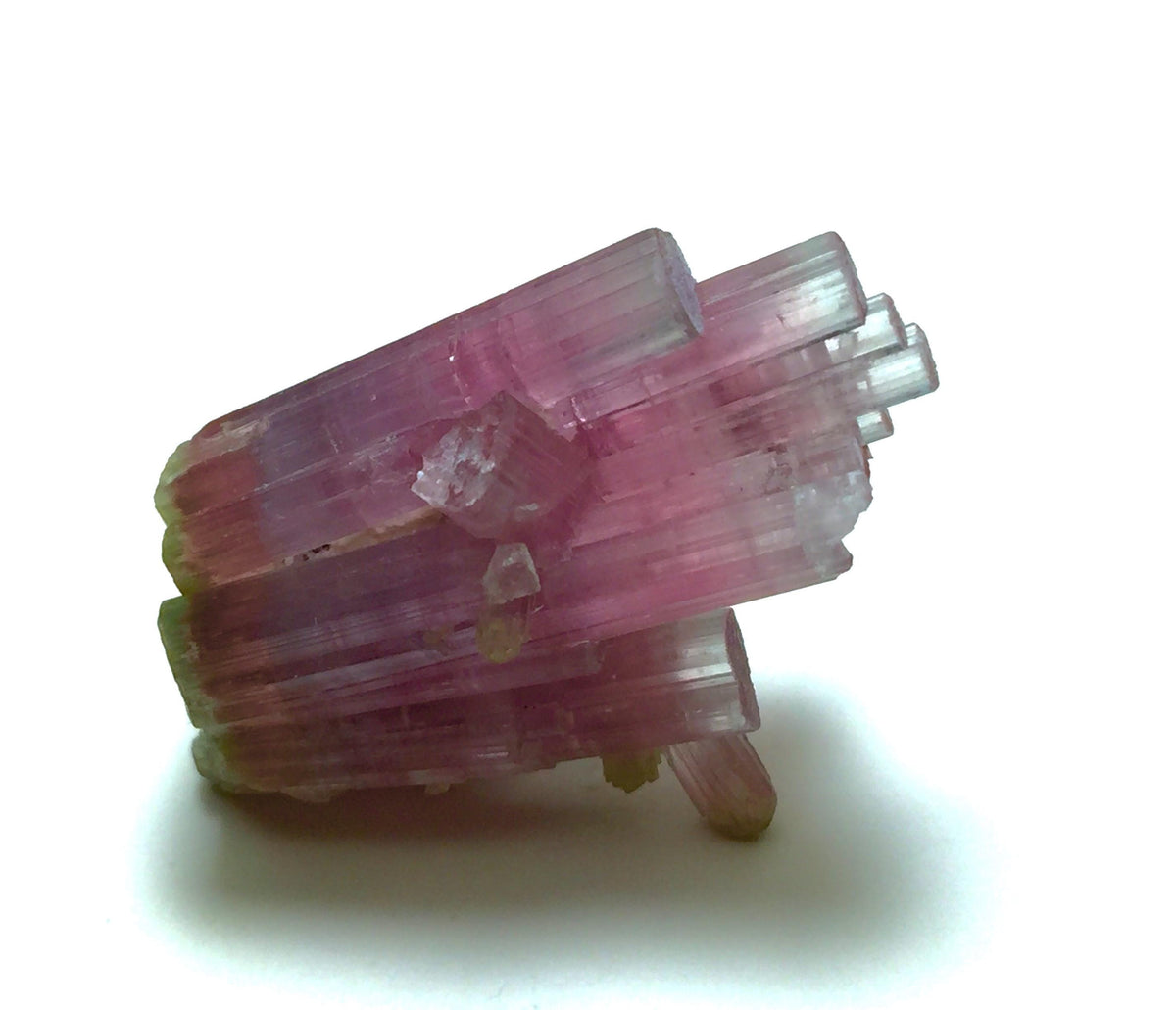 Cotton Candy Tourmaline Cluster, Bicolor Afghan Crystal Specimen