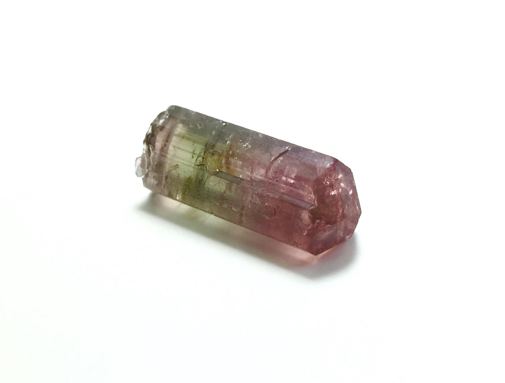 Bi Color Terminated Tourmaline Crystal