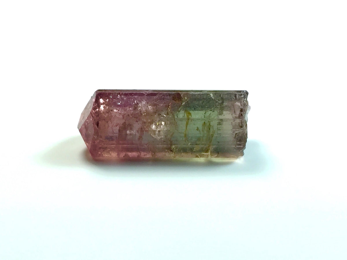 Bi Color Terminated Tourmaline Crystal