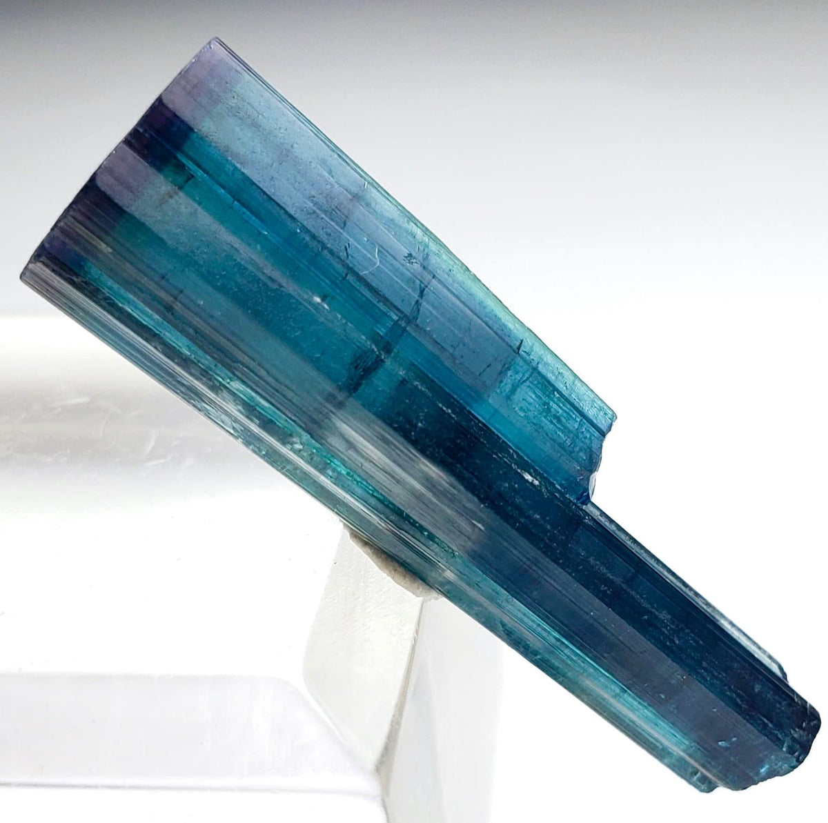 Ink Blue Terminated Tourmaline Crystal