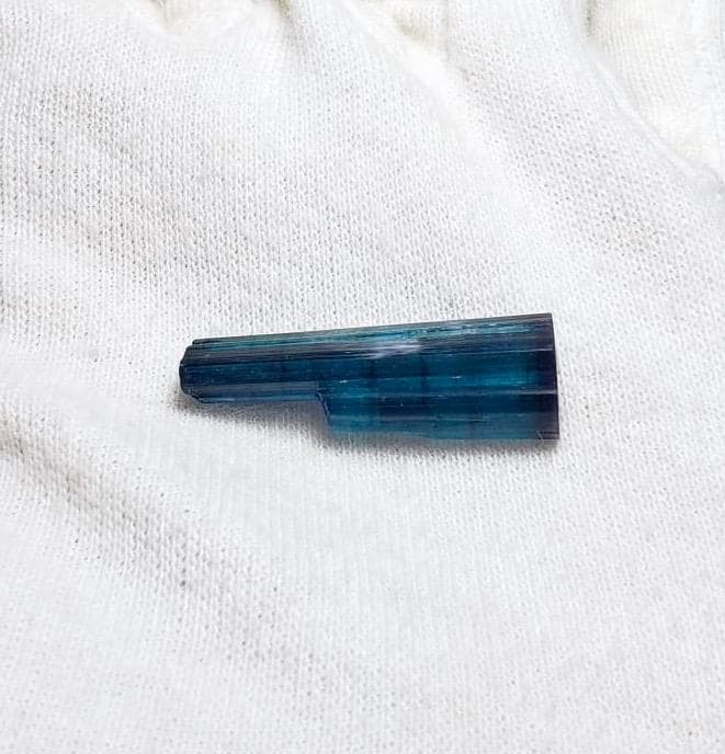 Ink Blue Terminated Tourmaline Crystal