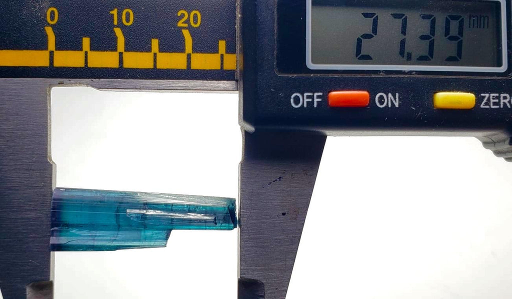Ink Blue Terminated Tourmaline Crystal