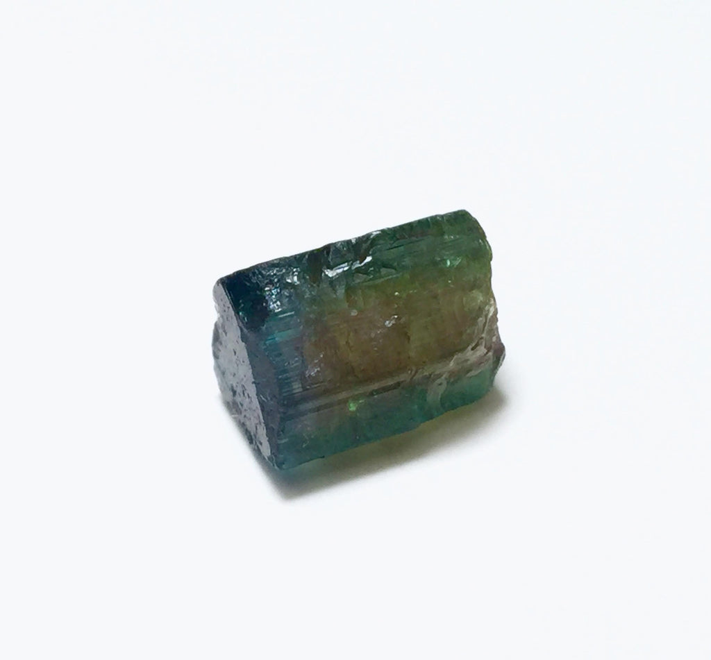 Blue Cap Bi Colour Tourmaline Crystal