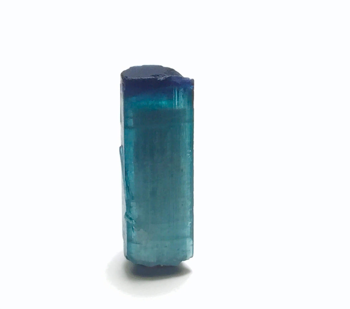 Blue Cap Tourmaline Crystal