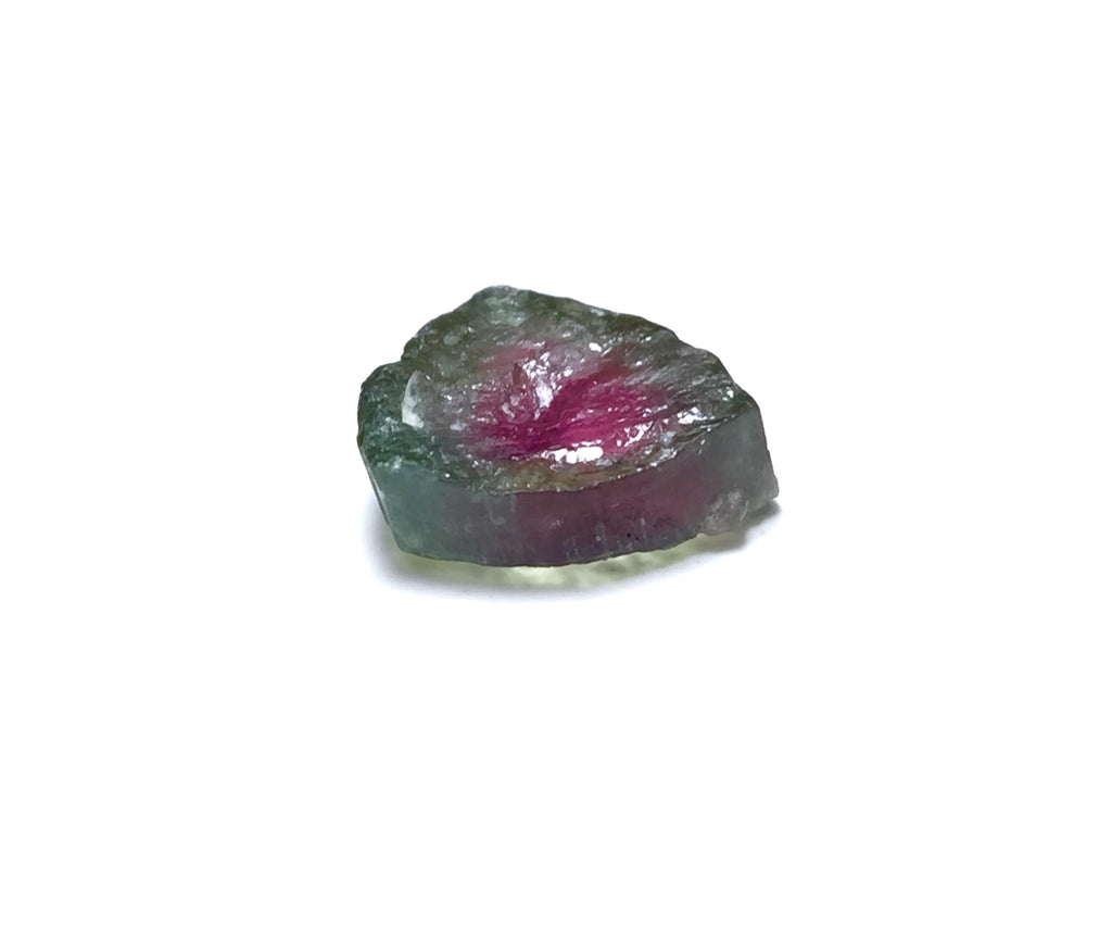 Watermelon Tourmaline Slice, Bicolor Tourmaline