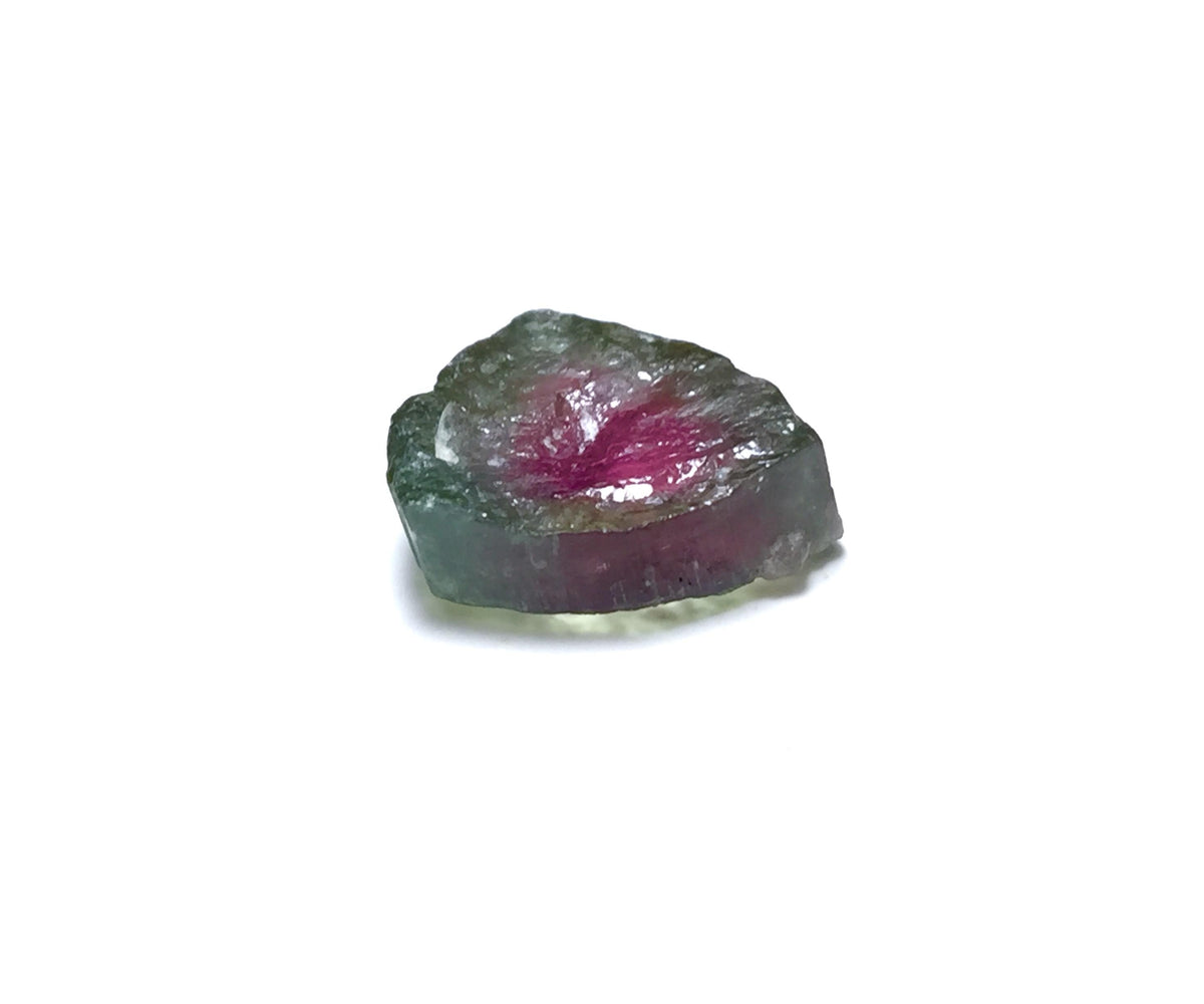 Watermelon Tourmaline Slice, Bicolor Tourmaline