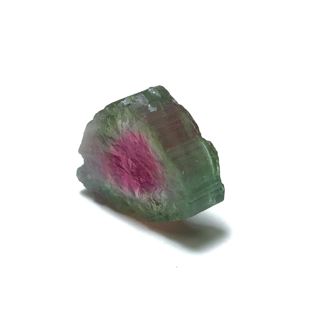 Watermelon Tourmaline Slice, Bicolor Tourmaline