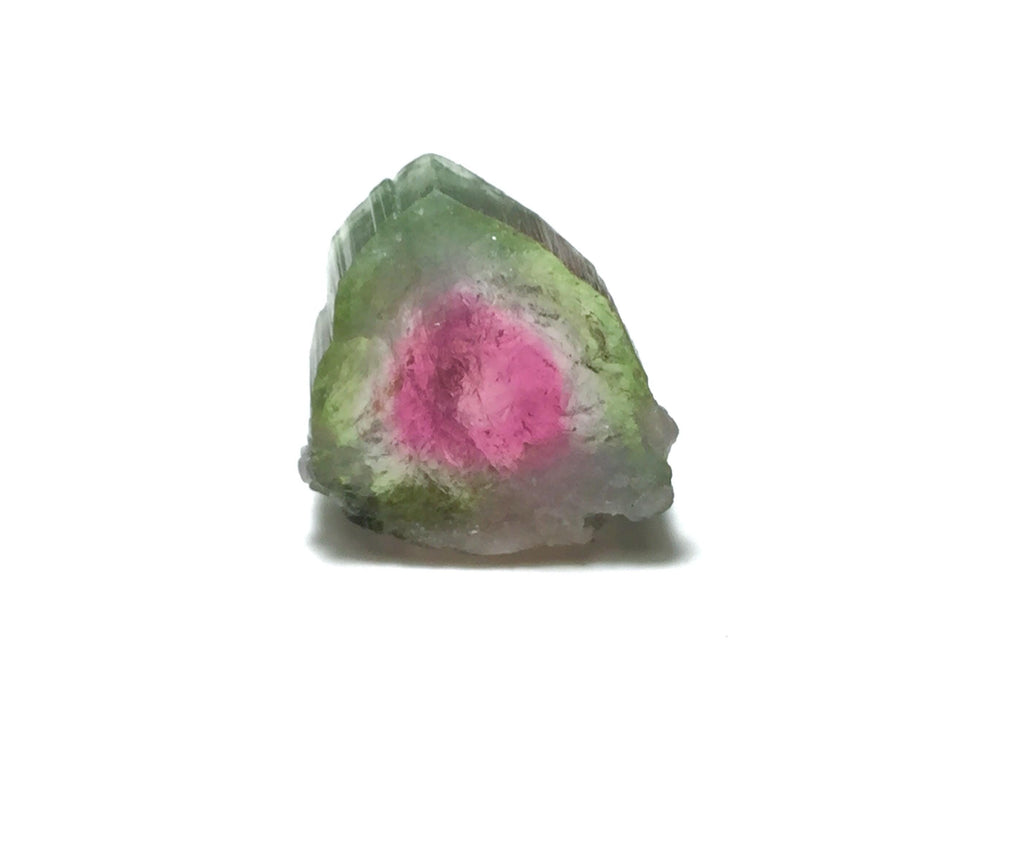 Watermelon Tourmaline Slice, Bicolor Tourmaline