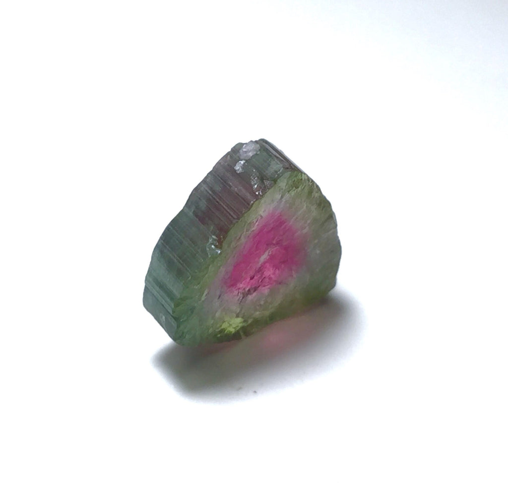 Watermelon Tourmaline Slice, Bicolor Tourmaline