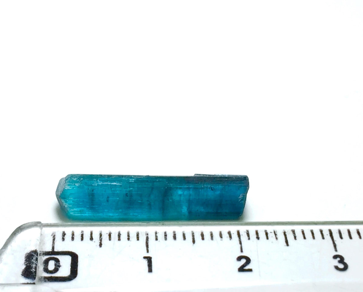 Ink Blue Terminated Tourmaline Crystal