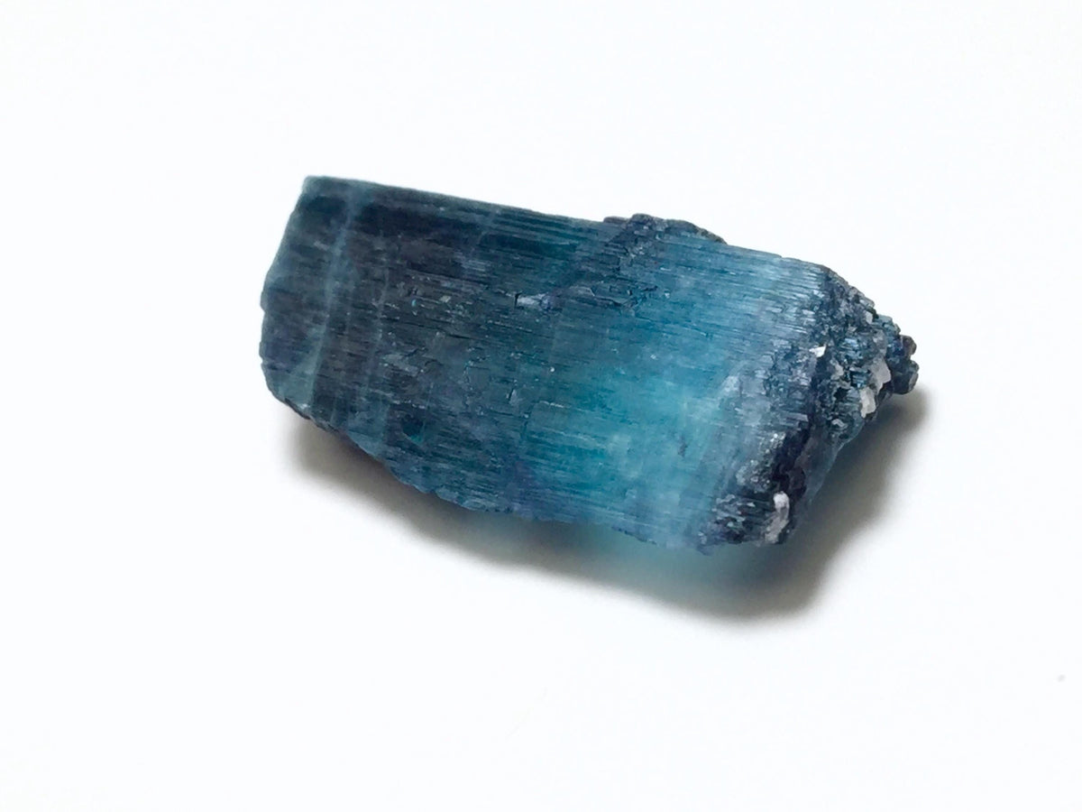 Ink Blue Bi Color Terminated Tourmaline Crystal