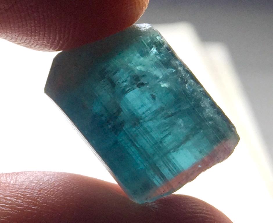 Sea Blue Tourmaline Crystal