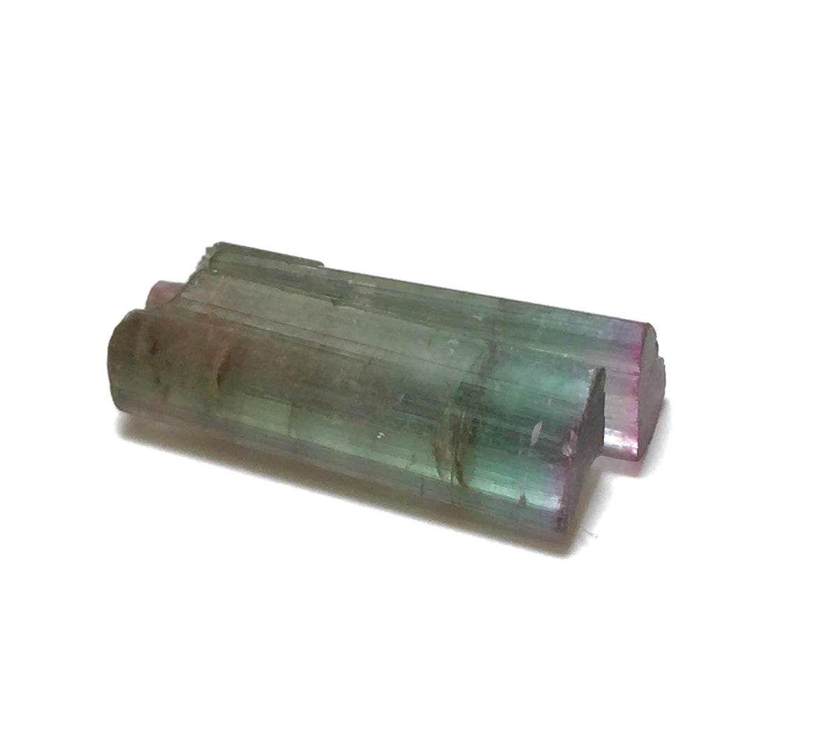 Bi Color Tourmaline Twin's Crystals