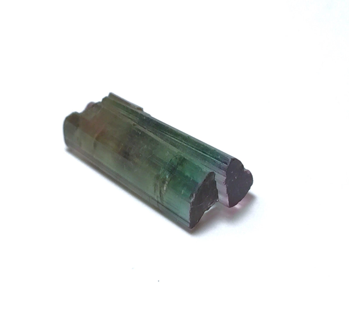 Bi Color Tourmaline Twin's Crystals