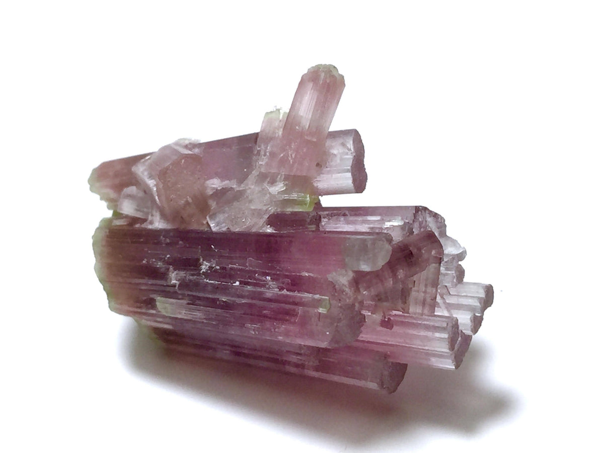 Cotton Candy Tourmaline Cluster, Bicolor Afghan Crystal Specimen