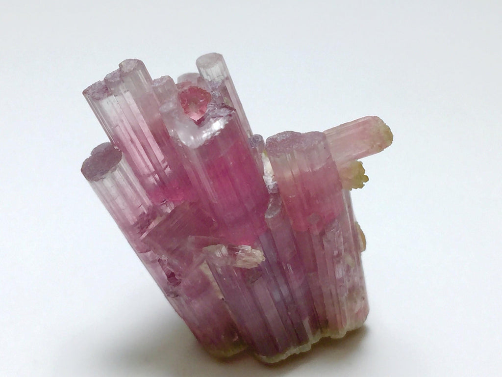 Cotton Candy Tourmaline Cluster, Bicolor Afghan Crystal Specimen