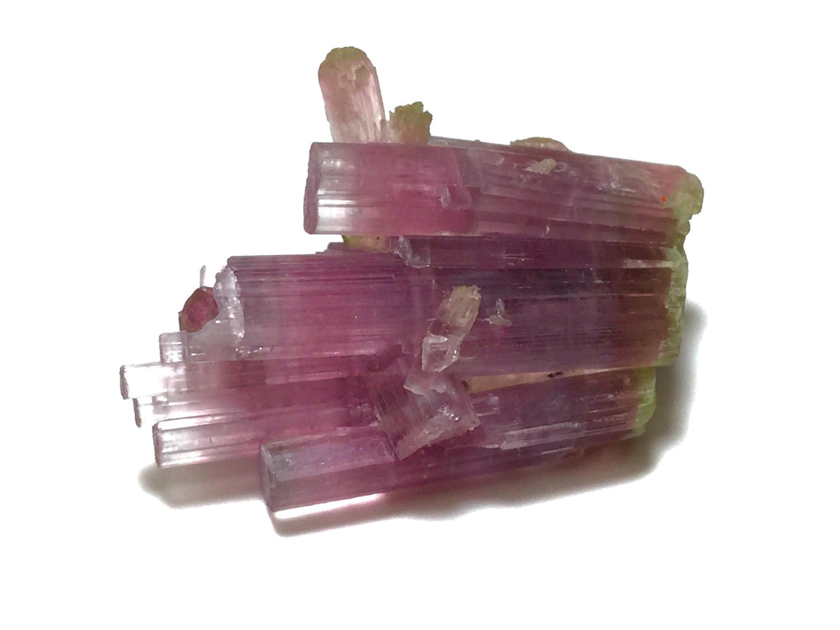 Cotton Candy Tourmaline Cluster, Bicolor Afghan Crystal Specimen