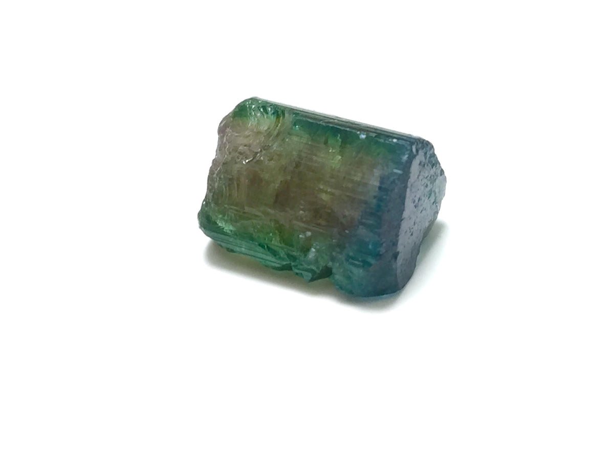 Blue Cap Bi Colour Tourmaline Crystal
