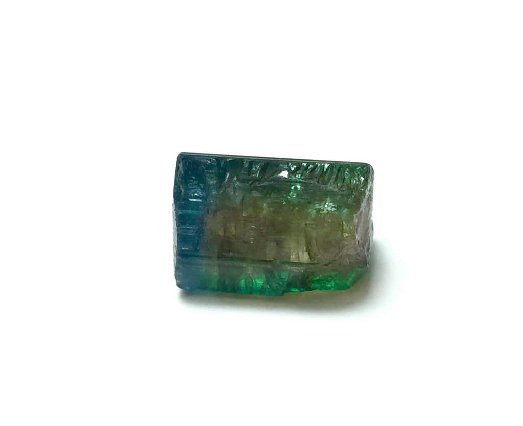 Blue Cap Bi Colour Tourmaline Crystal