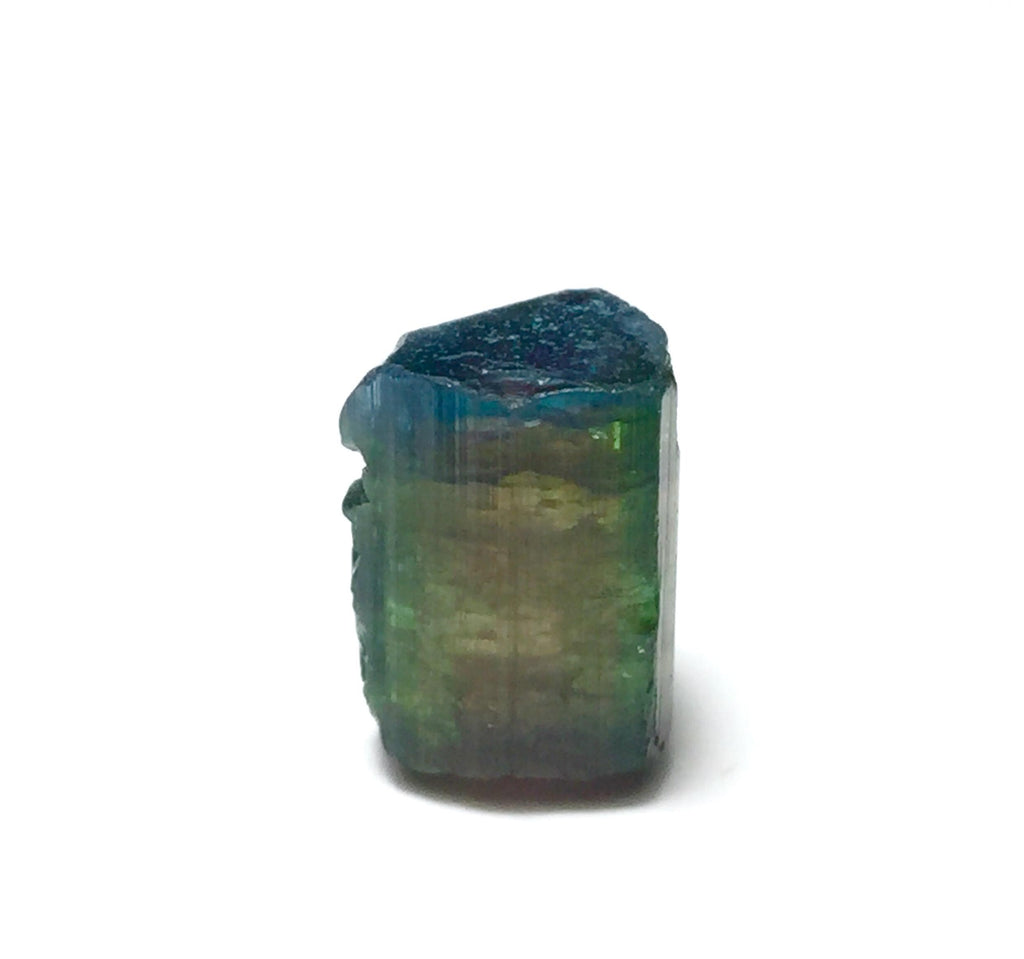 Blue Cap Bi Colour Tourmaline Crystal