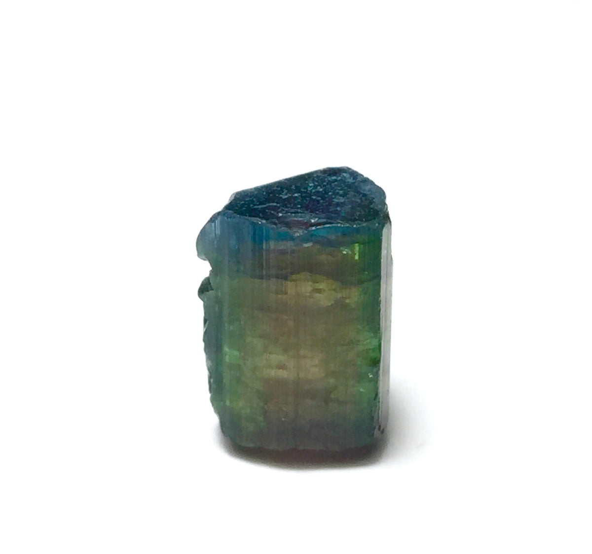 Blue Cap Bi Colour Tourmaline Crystal