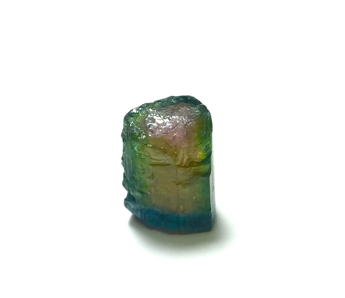 Blue Cap Bi Colour Tourmaline Crystal
