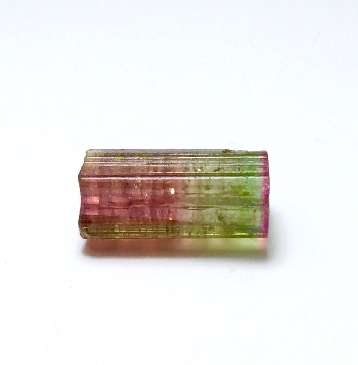 Purple Cap Tri Color Terminated Tourmaline Crystal