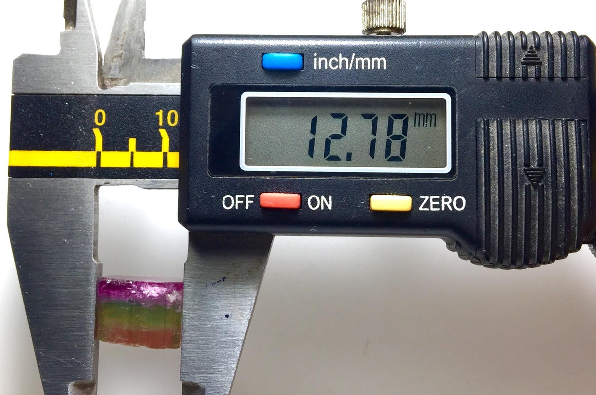 Hot Purple Cap Tri Colors Tourmaline Crystal