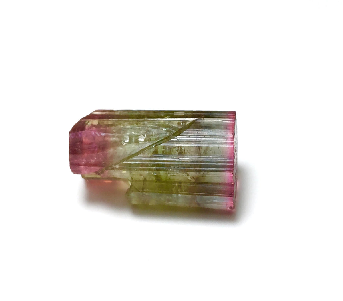 Purple Cap Tri Color Terminated Tourmaline Crystal