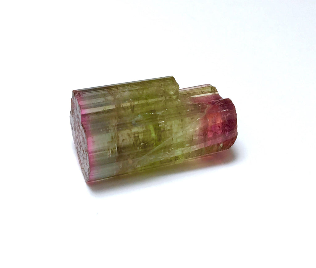 Purple Cap Tri Color Terminated Tourmaline Crystal