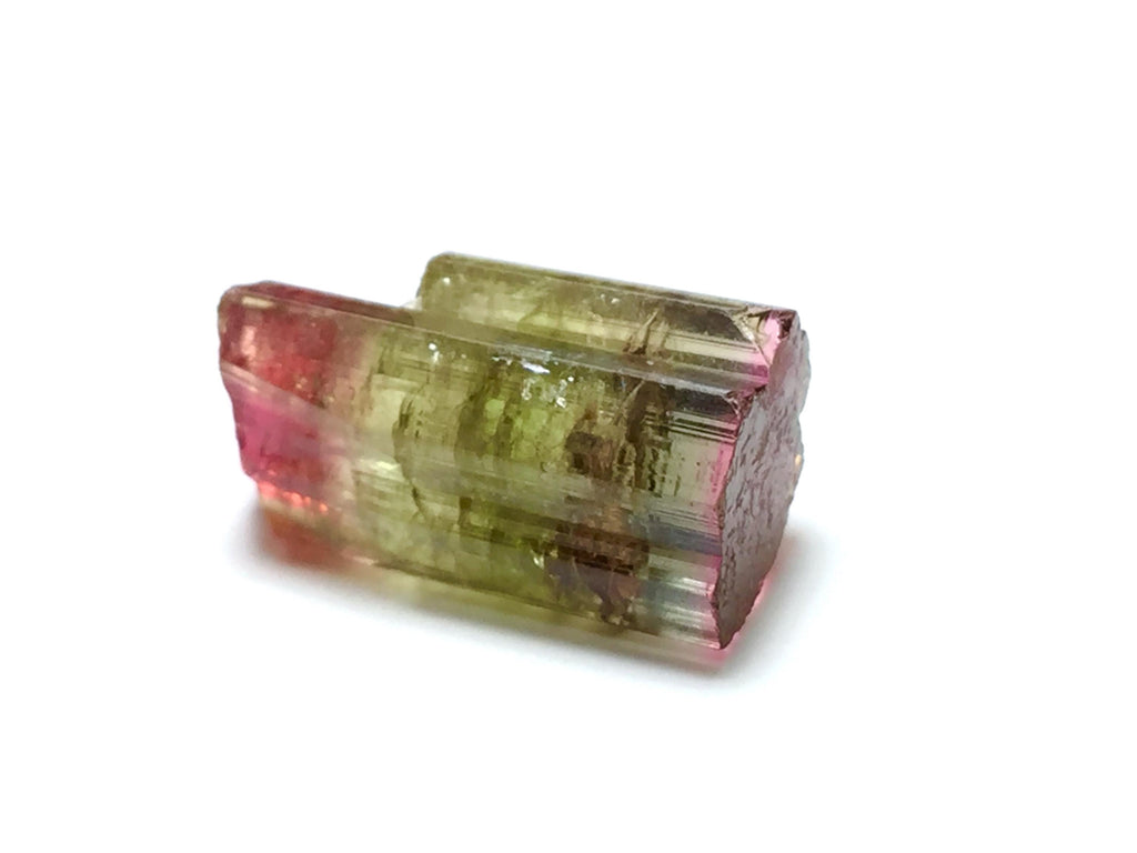 Purple Cap Tri Color Terminated Tourmaline Crystal