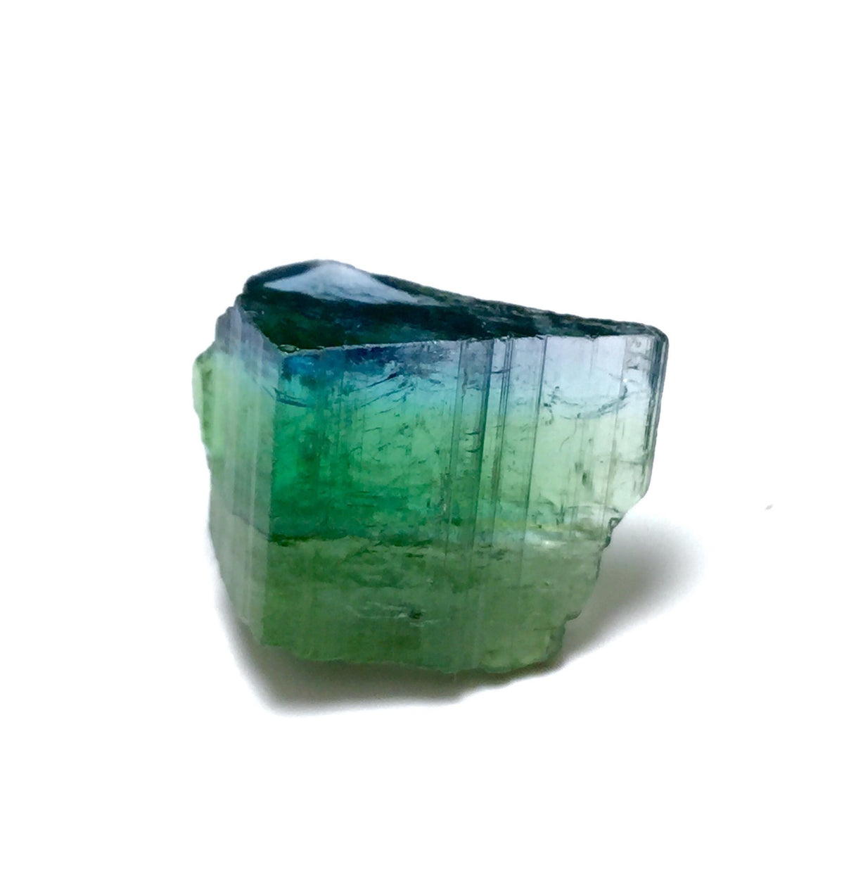 Bi Color Terminated Tourmaline Crystal