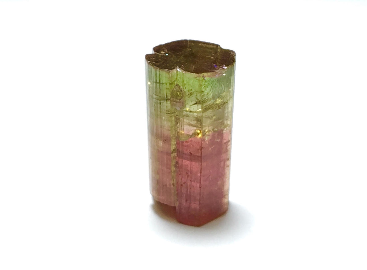 Purple Cap Tri Color Terminated Tourmaline Crystal