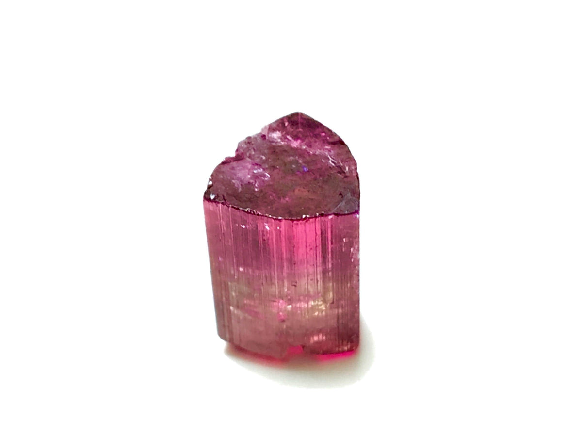 Hot Pink Cap Tourmailine Crystal