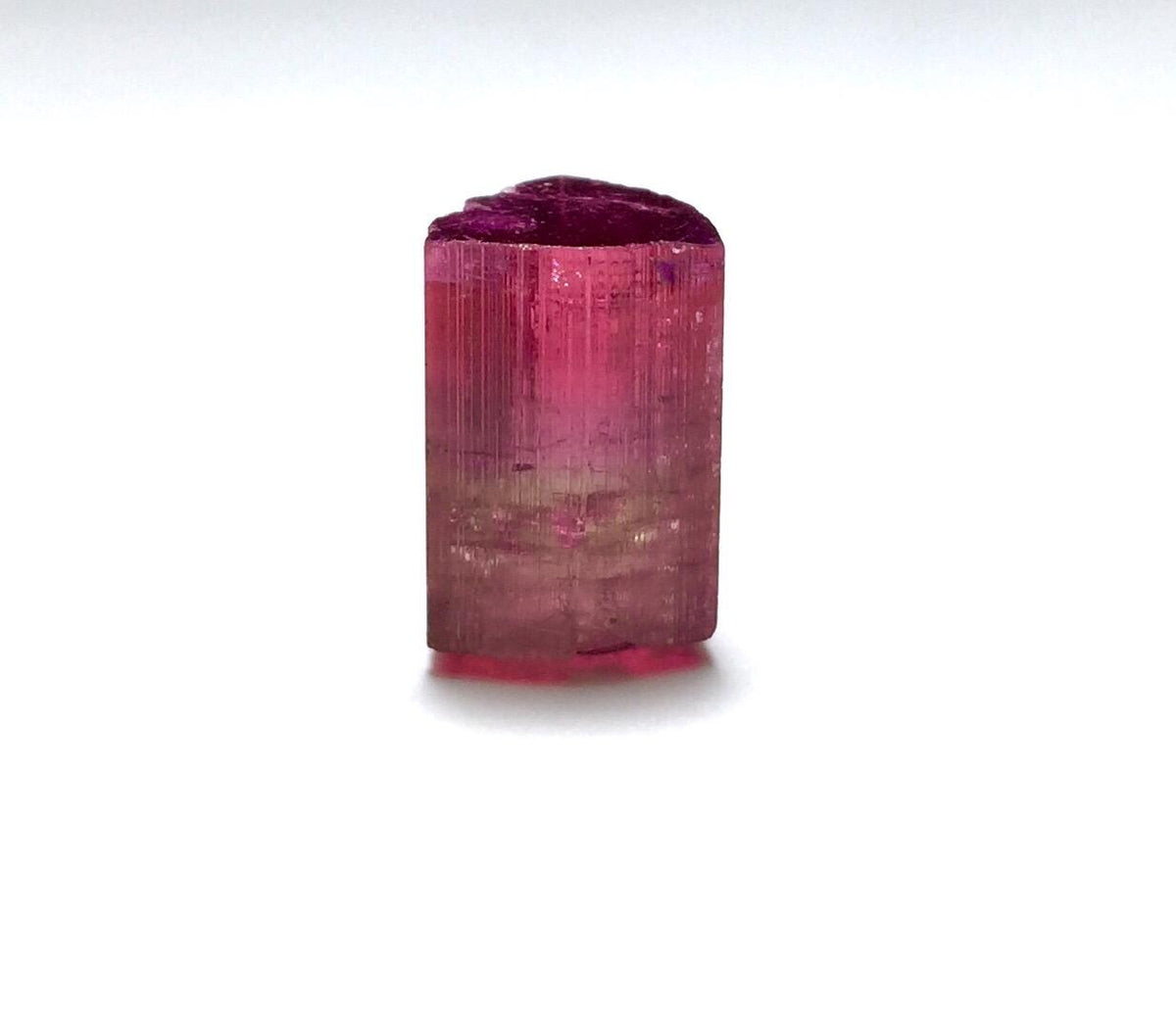 Hot Pink Cap Tourmailine Crystal