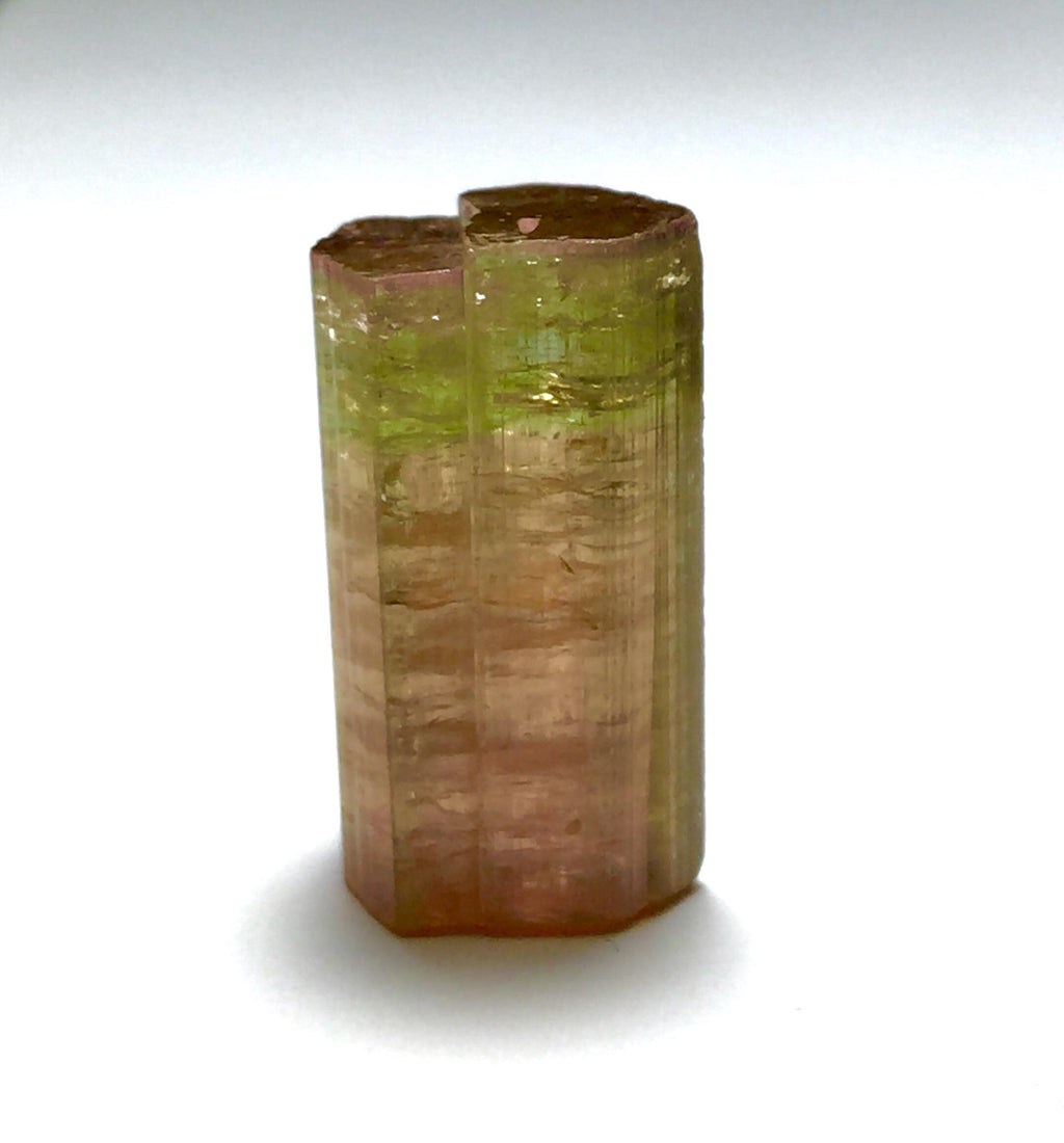 Purple Cap Tri Color Terminated Tourmaline Crystal