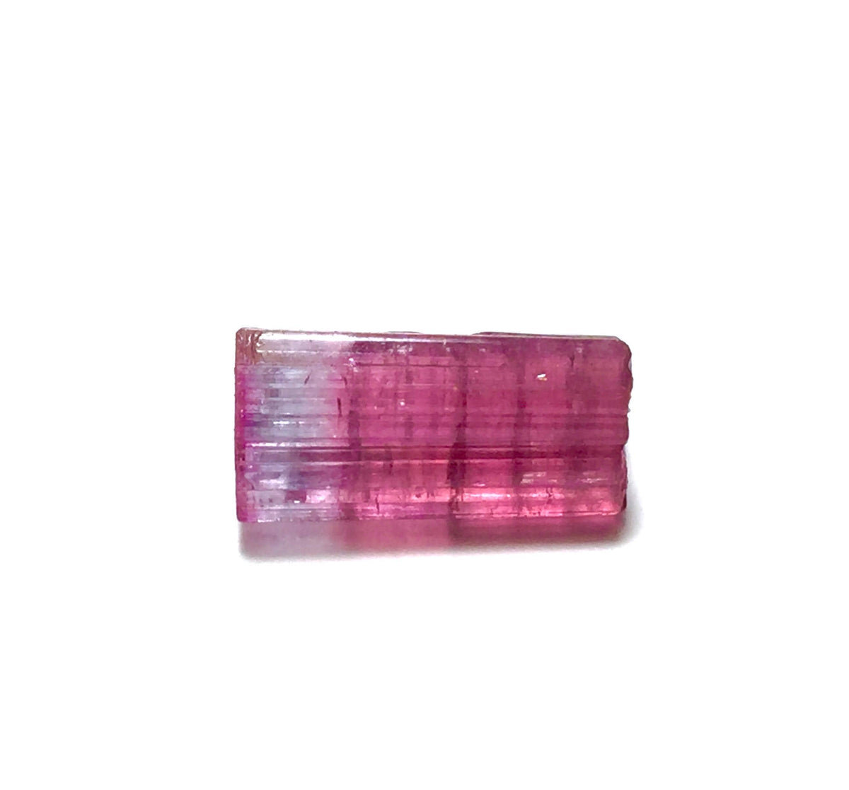 Purple Cap Bi Color Terminated Tourmaline Crystal