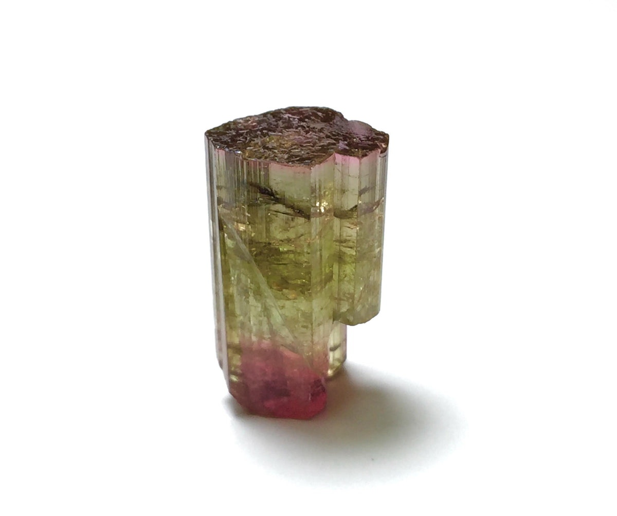 Purple Cap Tri Color Terminated Tourmaline Crystal