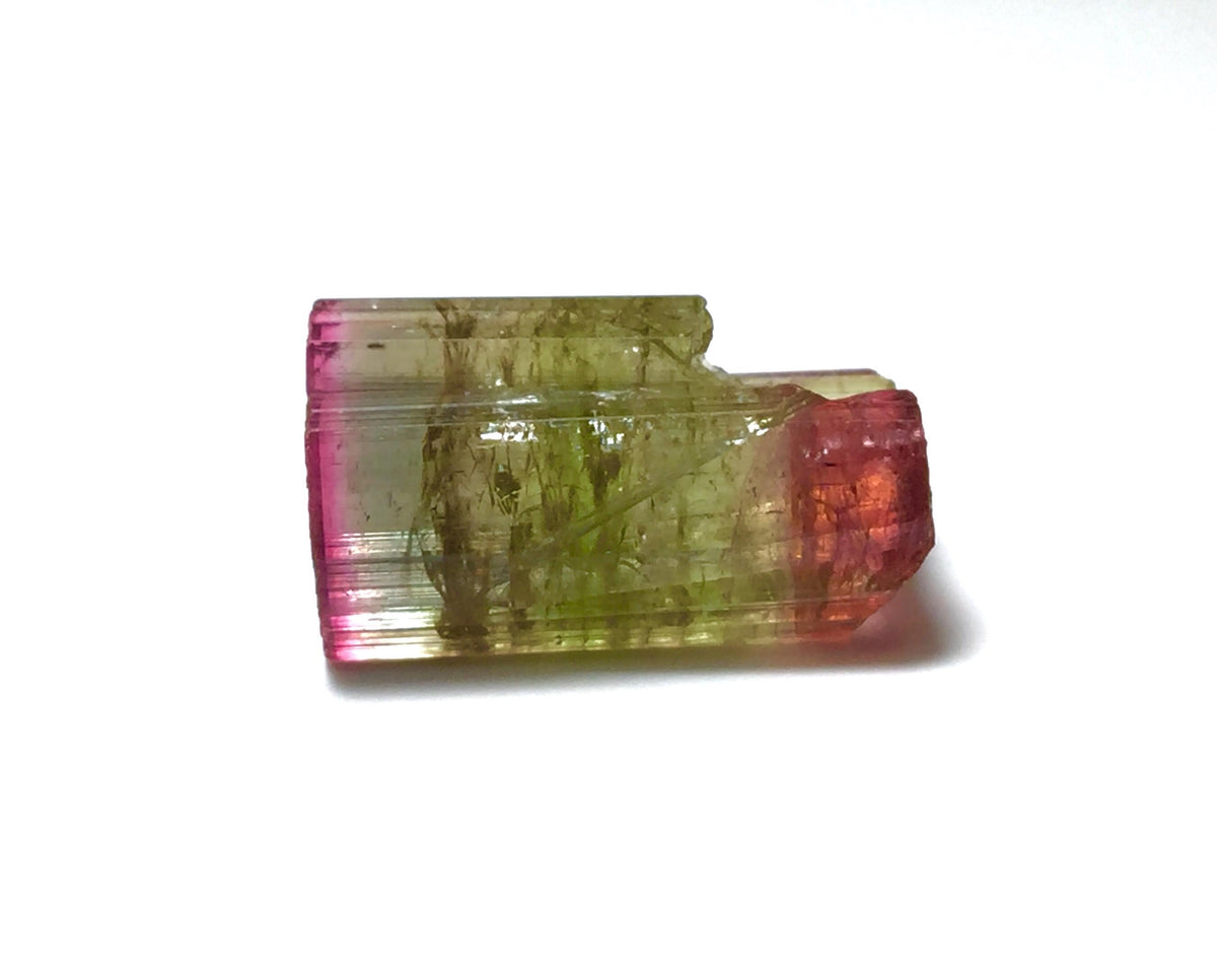 Purple Cap Tri Color Terminated Tourmaline Crystal