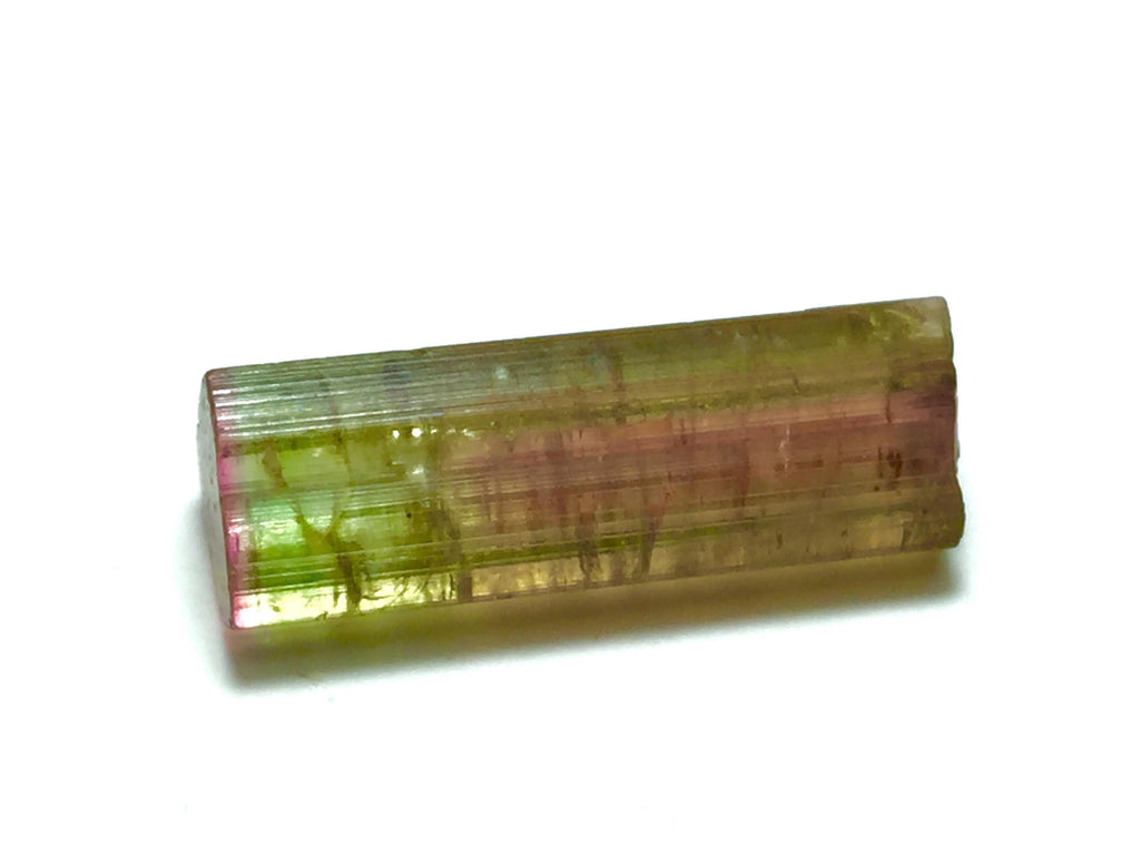 Purple Cap Tri Color Terminated Tourmaline Crystal