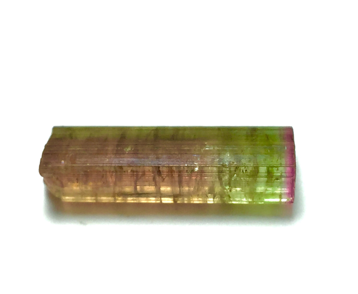 Purple Cap Tri Color Terminated Tourmaline Crystal