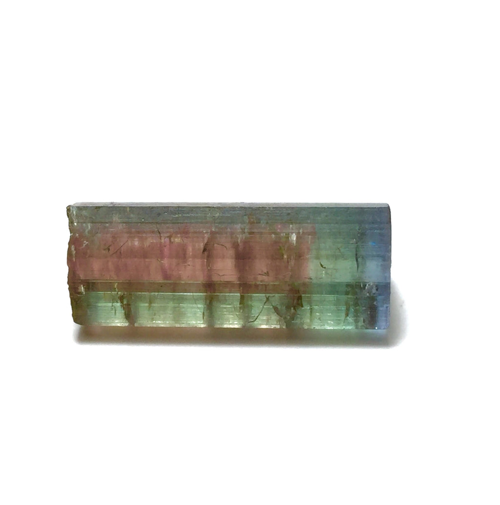 Bicolor Tourmaline Crystal: Raw Afghan Gemstone, 11.8 Carat
