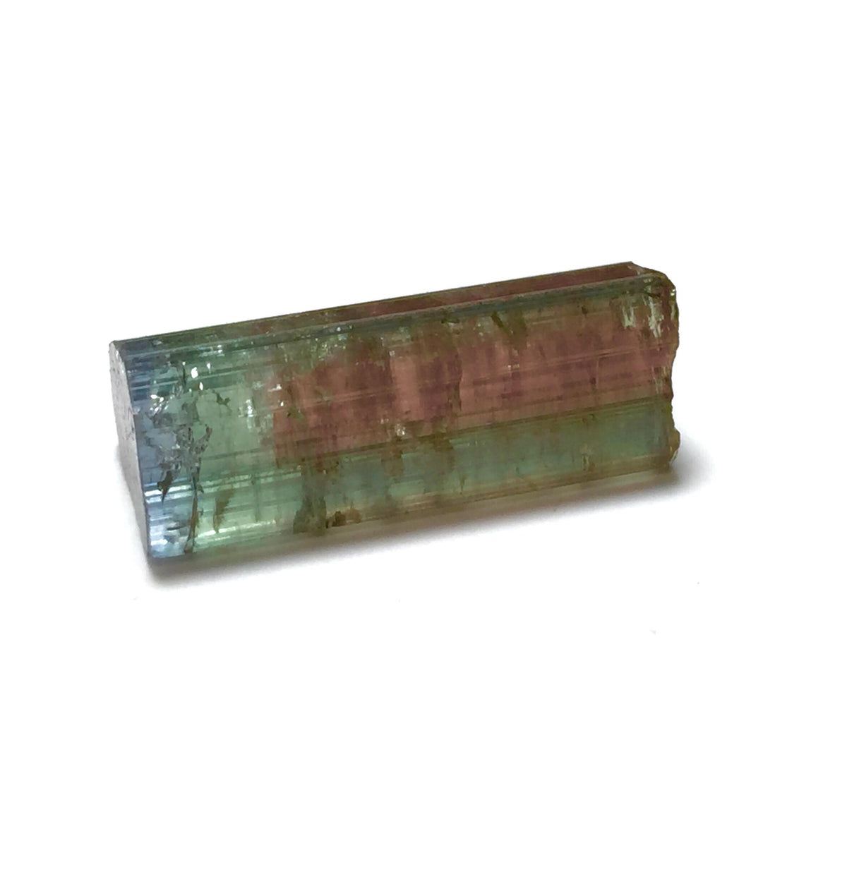 Bicolor Tourmaline Crystal: Raw Afghan Gemstone, 11.8 Carat