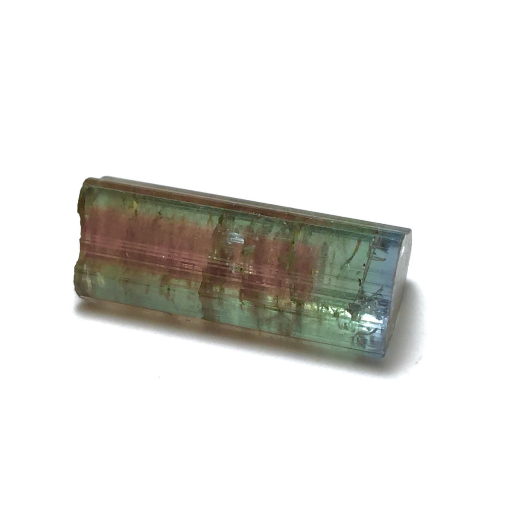 Bicolor Tourmaline Crystal: Raw Afghan Gemstone, 11.8 Carat