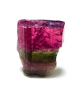 Hot Purple Cap Tri Colors Tourmaline Crystal