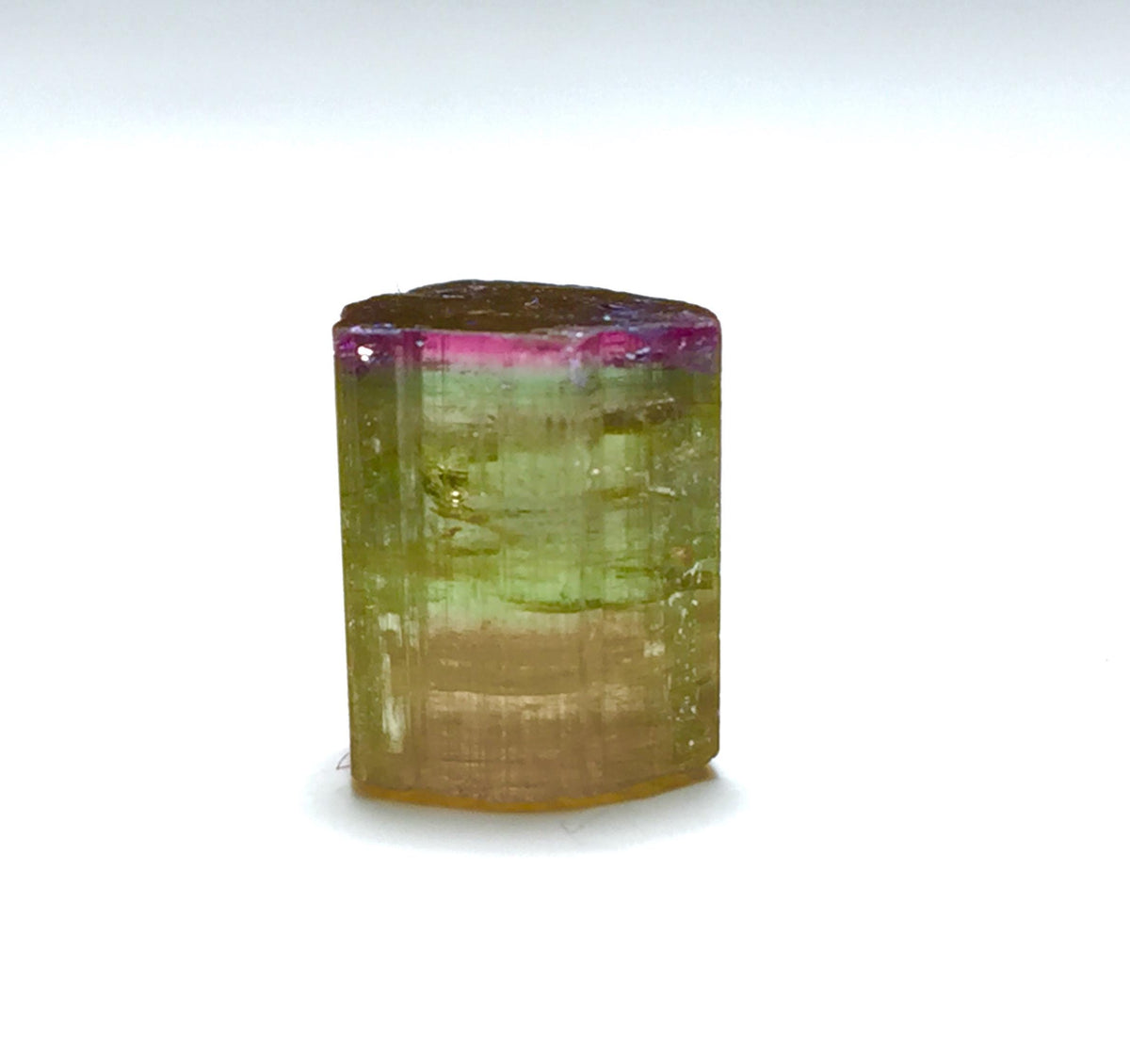 Hot Pink Cap Tourmailine Crystal