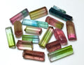 Multiple Color Terminated Tourmaline Crystals lot