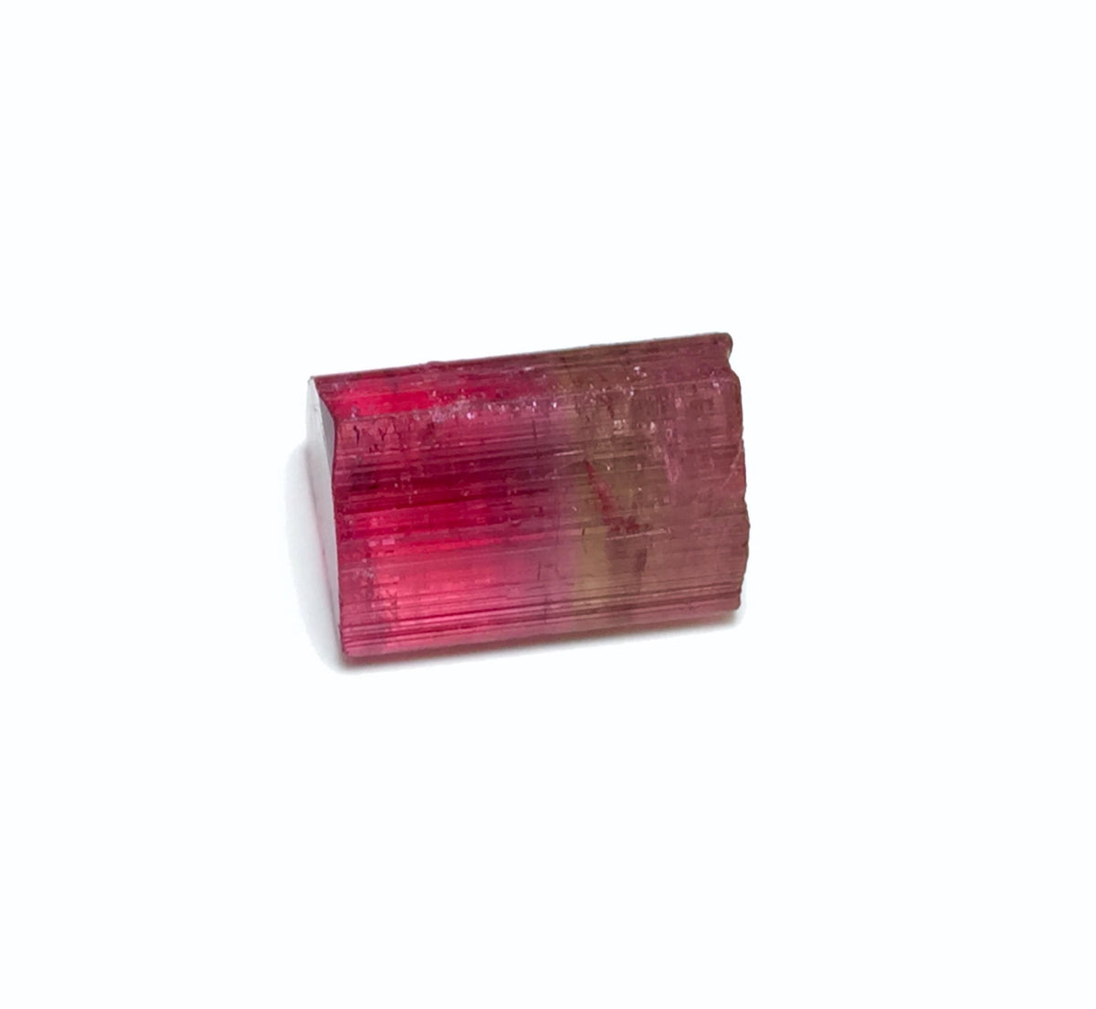 Hot Pink Cap Tourmailine Crystal